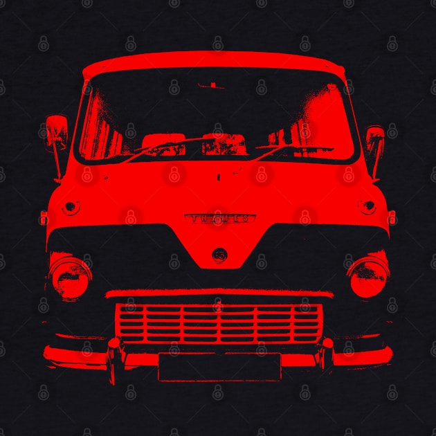 Thames 400E classic 1960s van red by soitwouldseem